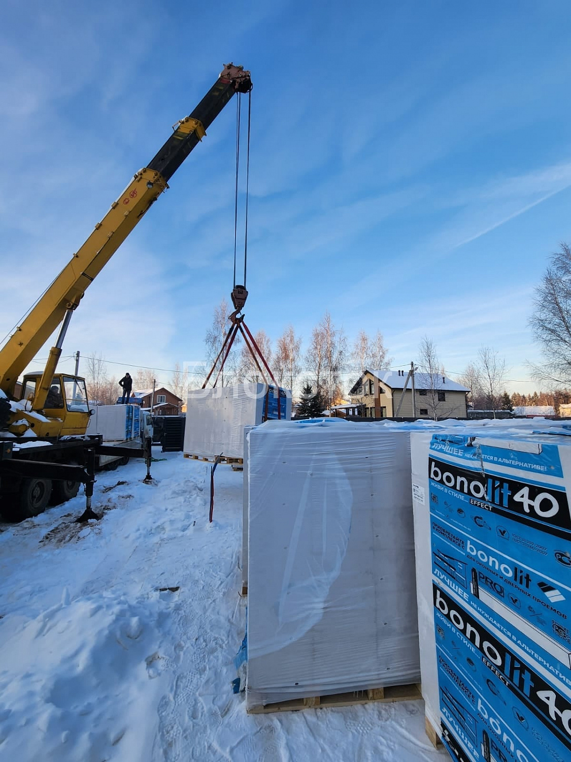 Газобетонные U-блоки (П-блоки) Бонолит Малоярославец 500х200х300, D500